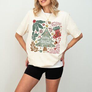 Boho Christmas Graphic Tshirt